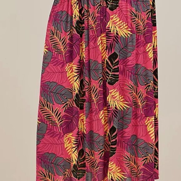 NWT Torrid Midi Gauze Smocked Convertible Dress - Picture 3 of 5